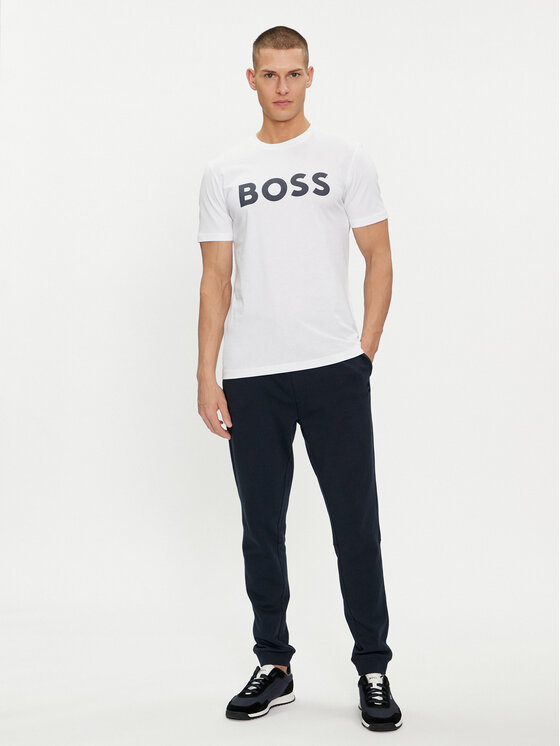 BOSS Boss T-shirt Thinking 1 50481923 Bianco Regular Fit