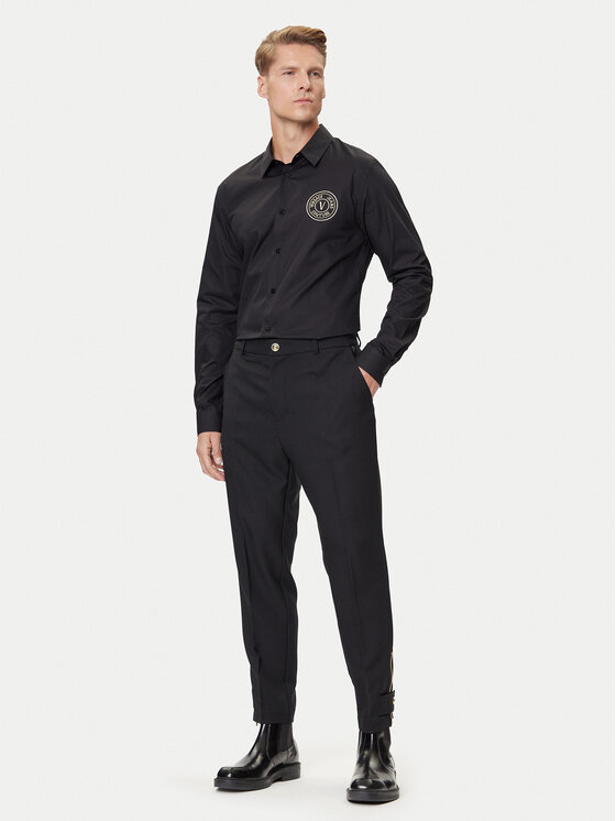 Versace Jeans Couture Versace Jeans Couture Srajca 79GALKS2 CN00K Črna Slim Fit