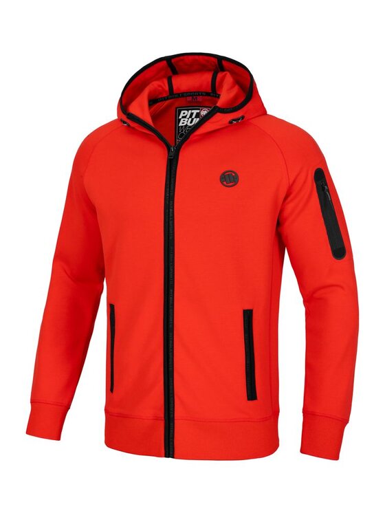 PITBULL PITBULL Bluza Hermes Czerwony Regular Fit