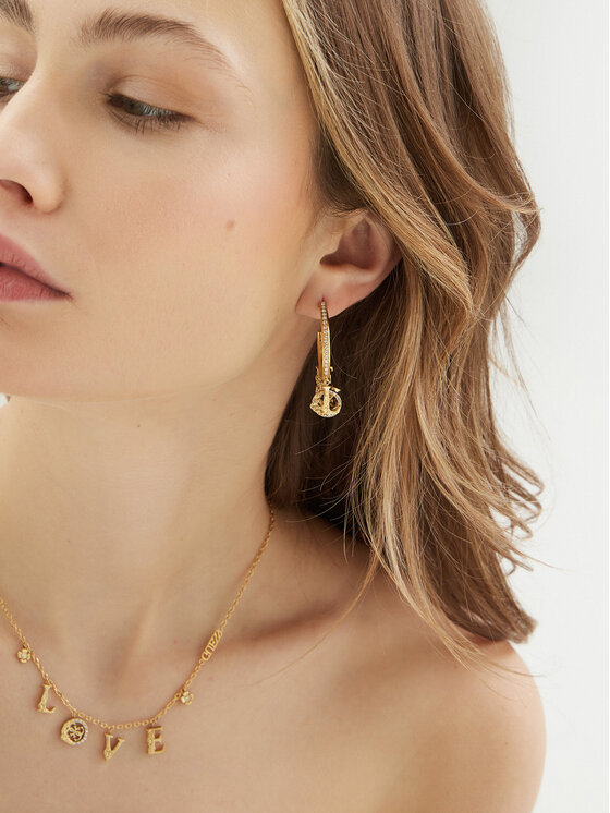 Guess Guess Auskarai JUBE05 034JW Auksinė