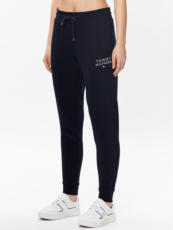 Tommy Hilfiger Pantaloni trening UW0UW04522 Bleumarin Regular Fit