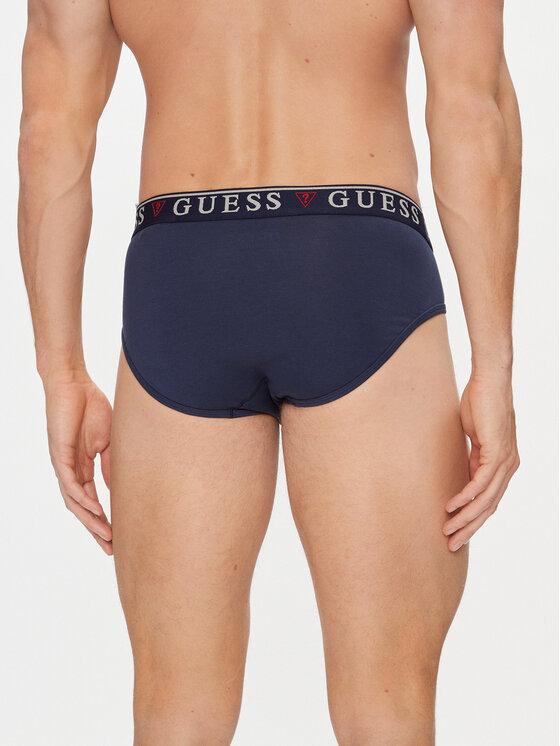Guess Guess Súprava 3 kusov slipov U97G00 KCD31 Tmavomodrá