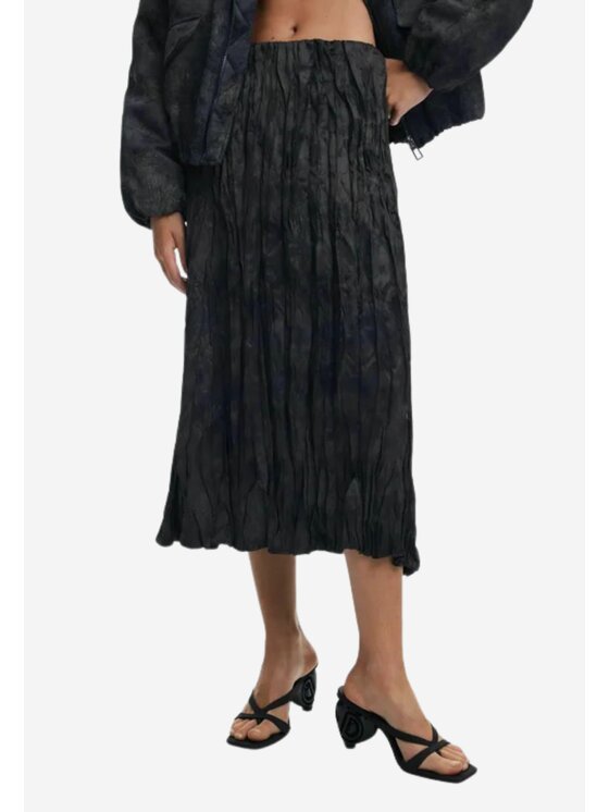 Desigual Desigual Gonna midi FAL_BORDADOS Nero Regular Fit