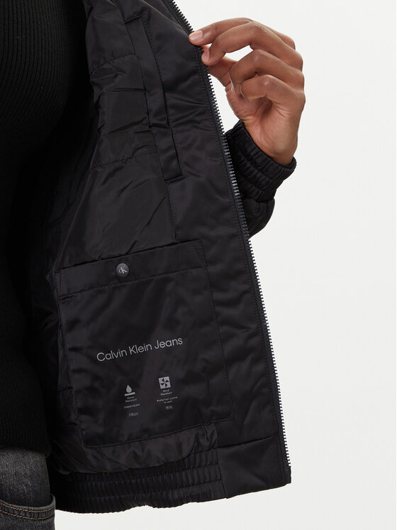 Calvin Klein Jeans Calvin Klein Jeans Kurtka bomber Harrington LV04RC516G Czarny Regular Fit
