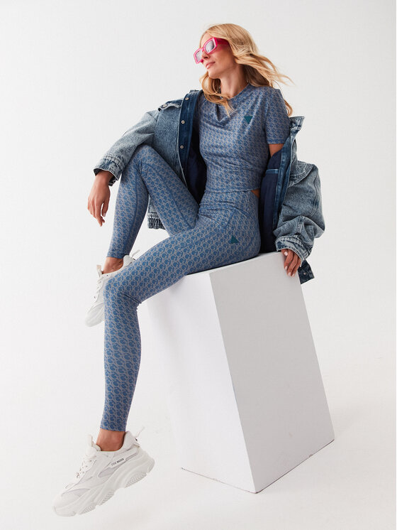 Guess Guess Клин V3GB02 MC03W Син Slim Fit