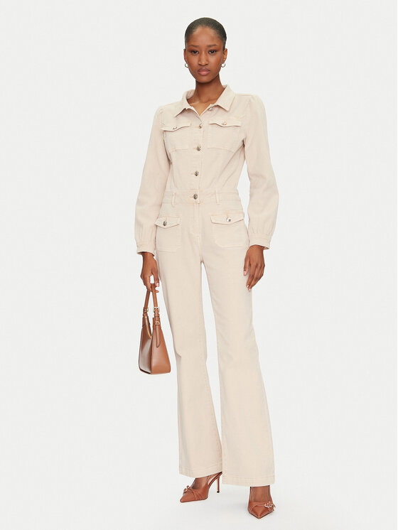 Morgan Morgan Jumpsuit 251-PVARMA Beige Regular Fit
