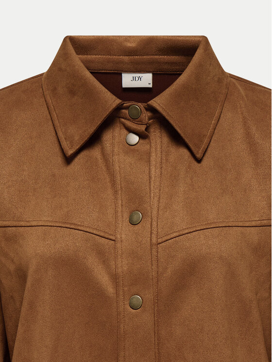 JDY JDY Giacca in similpelle Sif 15347602 Marrone Regular Fit