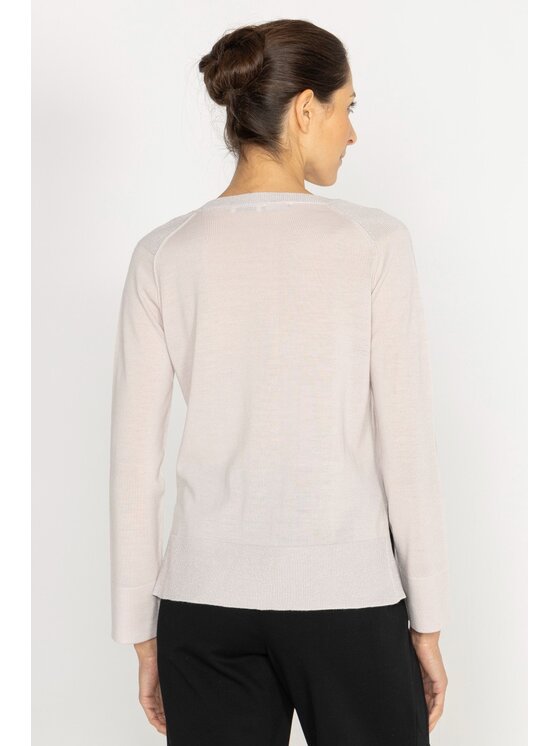 Deni Cler Milano Deni Cler Milano Sweter T-DC-S462-D5-90-31-1 Różowy