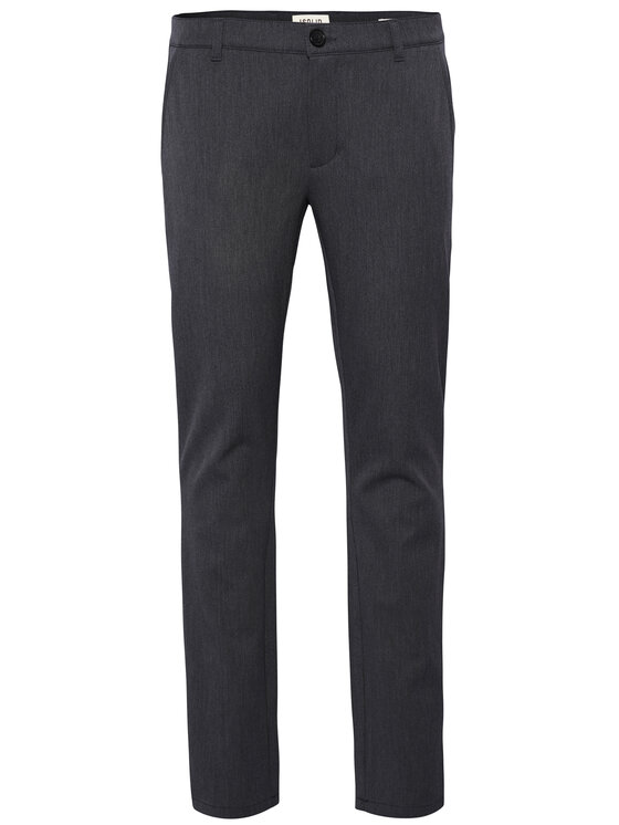 Solid Chino Hlače 21200141 Siva Slim Fit