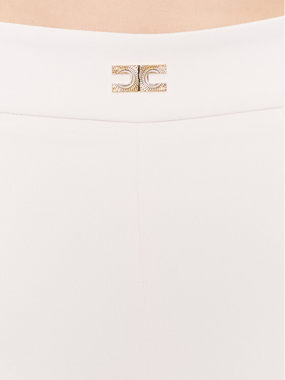 Elisabetta Franchi Elisabetta Franchi Hlače PA-054-31E2-V250 Écru Regular Fit