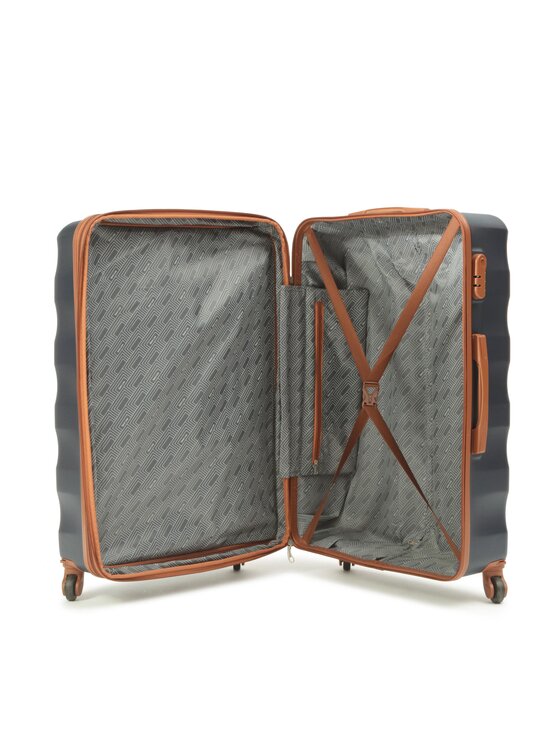 Semi Line Semi Line Голям куфар T5559-6 Тъмносин