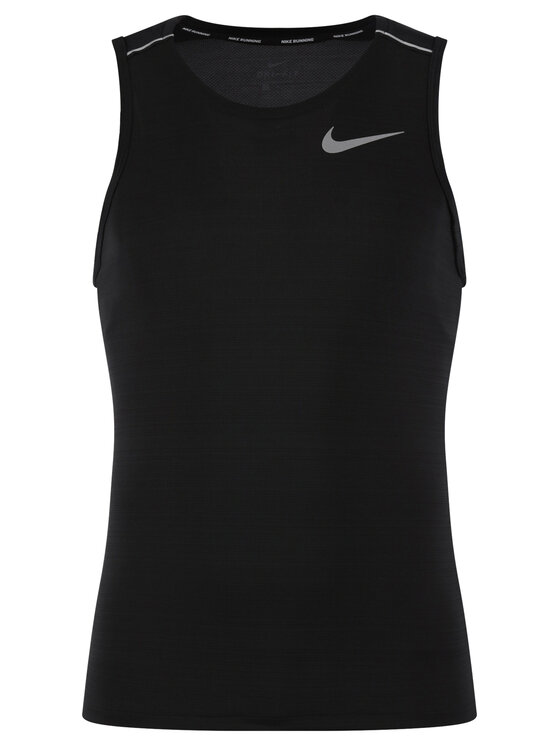 Nike Tank top Miler AJ7562 Czarny Standard Fit Modivo.pl