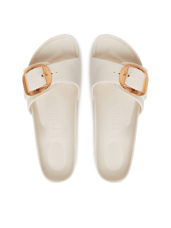 Birkenstock Birkenstock Nazouváky Madrid Big Buckle Eva 1029633 Écru