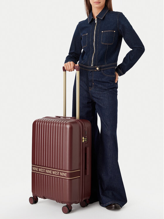 Nine West Nine West Μεσαία Βαλίτσα CEO-NW-M-002-10 Μπορντό