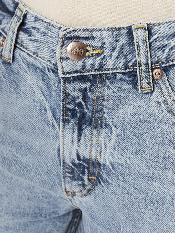 Lee Lee Džínsy Rider 112348940 Modrá Straight Fit