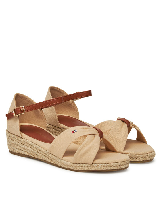 Tommy Hilfiger Tommy Hilfiger Espadryle T3A7-33801-0048 S Beżowy
