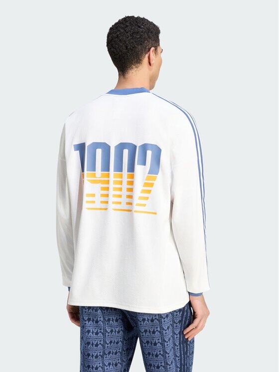 adidas adidas Koszulka techniczna 172375 Biały Loose Fit