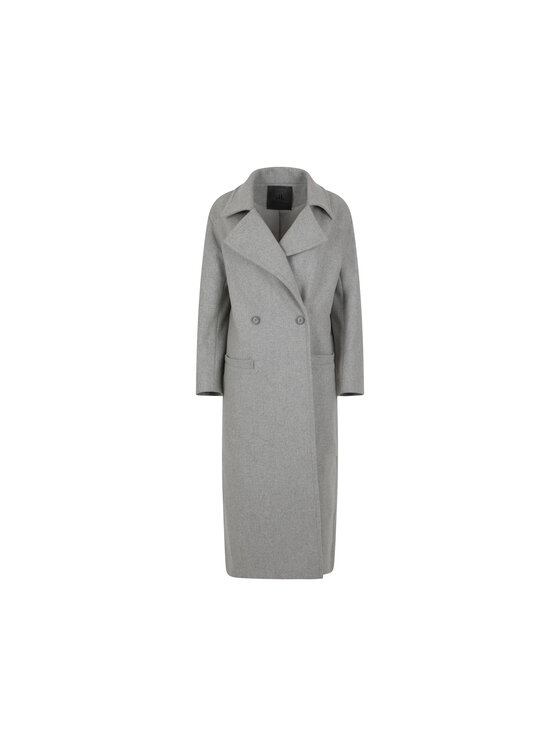 Because-M Because-M Płaszcz wełniany płaszcz wełniany gray Szary Oversize