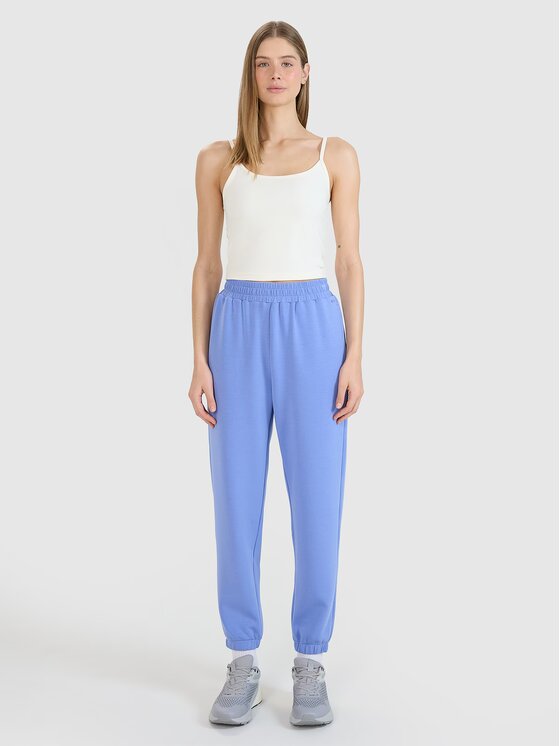 4F 4F Pantaloni da tuta 4FWSS25TTROF1010-33S Blu Regular Fit