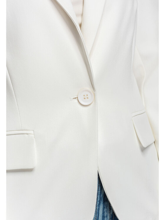Ombre Ombre Sako OW-BLZB-0114 Bílá Slim Fit
