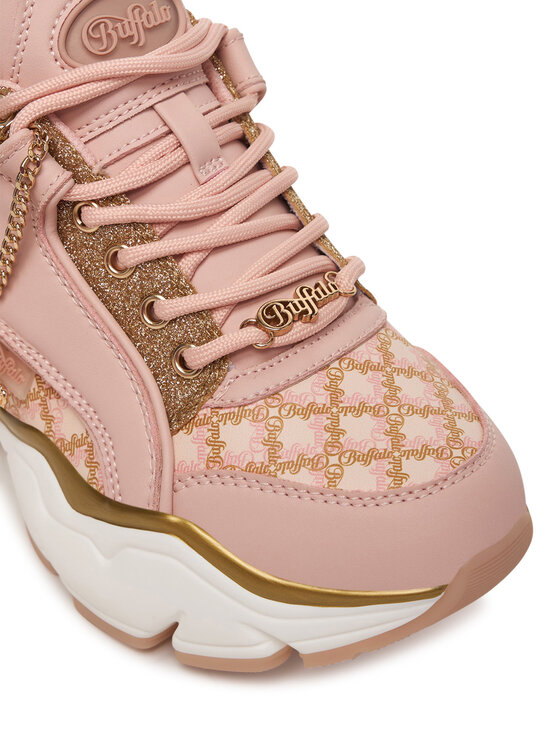 Buffalo Buffalo Sneakersy Binary Glam 1636582 Różowy