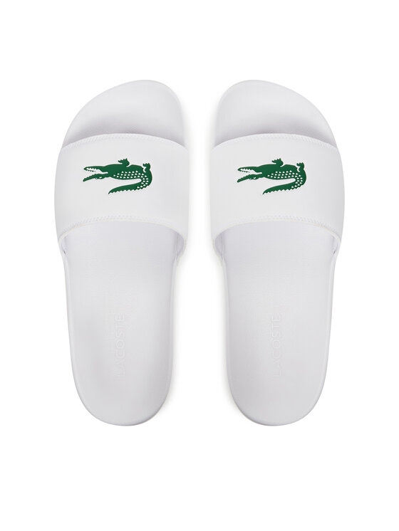 Lacoste Lacoste Şlapi Serve Sliders 7-49CMA0041 Alb