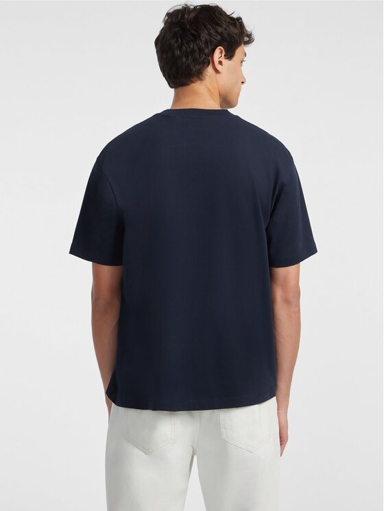 Guess Jeans Guess Jeans T-Shirt 165535 Niebieski Classic Fit