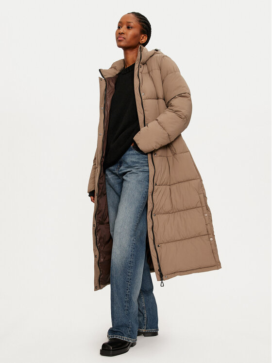 ONLY ONLY Zimní bunda 15287913 Hnědá Regular Fit