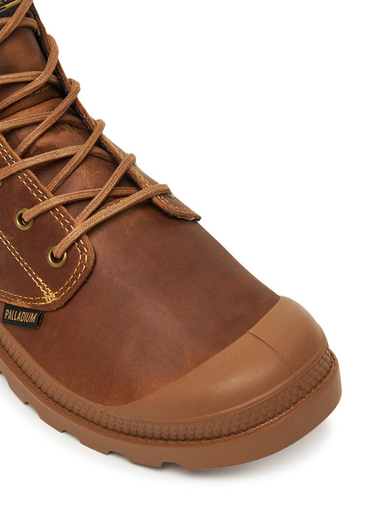 Palladium Palladium Schnürstiefeletten Pampa Zip Lth Legacy 79502-257-M Braun