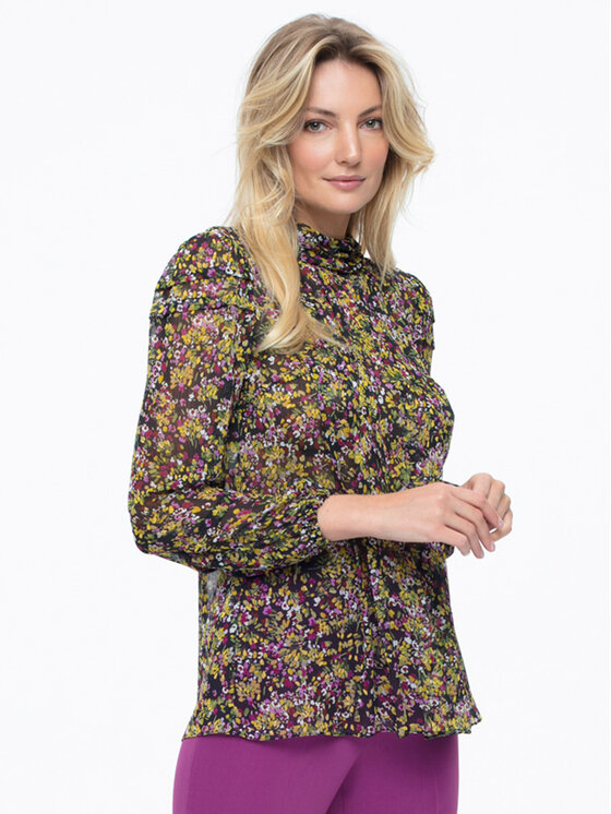 L’AF L’AF Bluzka Flara Kolorowy Regular Fit