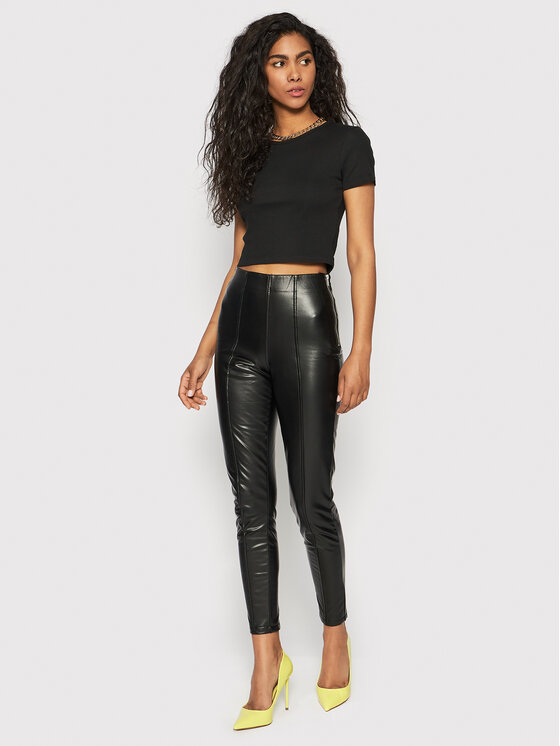 T-shirt LTS-149MILEY Nero Slim Fit