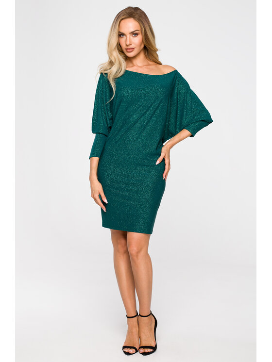 Made of Emotion Made of Emotion Vestito da giorno M723 Verde Premium Fit