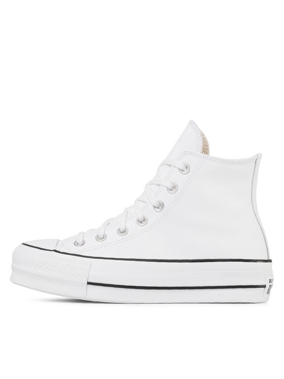 Converse Converse Plátěnky Chuck Taylor All Star Lift Clean Hi 561676C Bílá