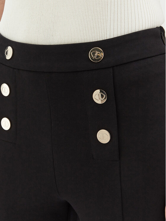 Motivi Motivi Szövet nadrág P040Q003468N Fekete Flare Fit
