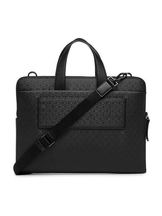 Calvin Klein Calvin Klein Laptoptasche Ck Sleek 2G Laptop Bag Mono K50K512938 Schwarz
