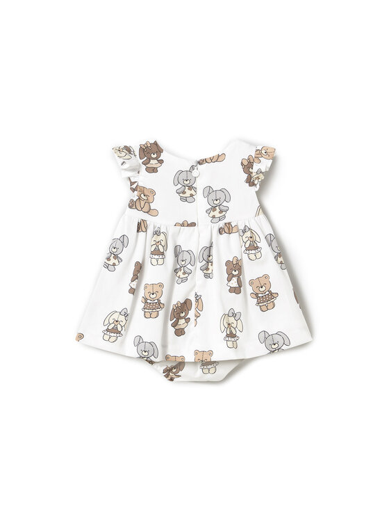 Mayoral Mayoral Sommerkleid 1869 Weiß Regular Fit