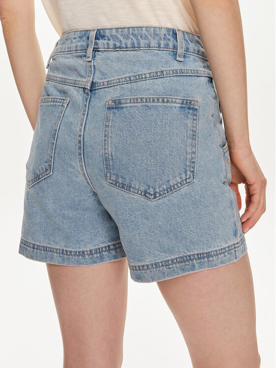 Vila Vila Szorty jeansowe Caliste 14095715 Niebieski Regular Fit