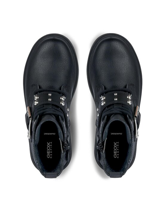 Geox Geox Botine J Eclair Girl J369QD 000BU C9999 M Negru
