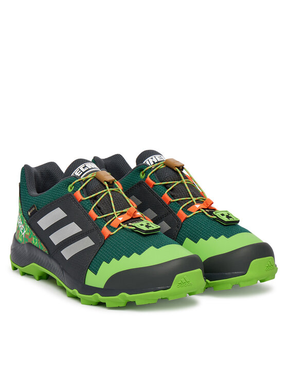 adidas adidas Трекінгові черевики Minecraft Terrex Gore-Tex Hiking JR1314 Зелений