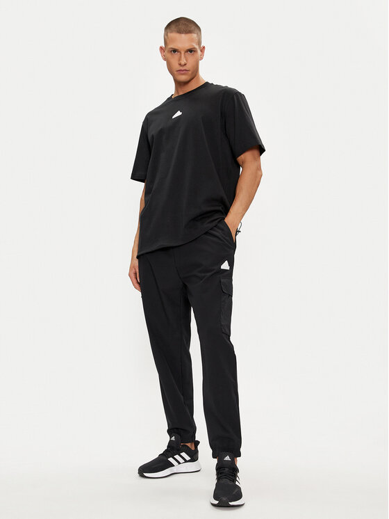 adidas adidas Тишърт City Escape IR5171 Черен Loose Fit