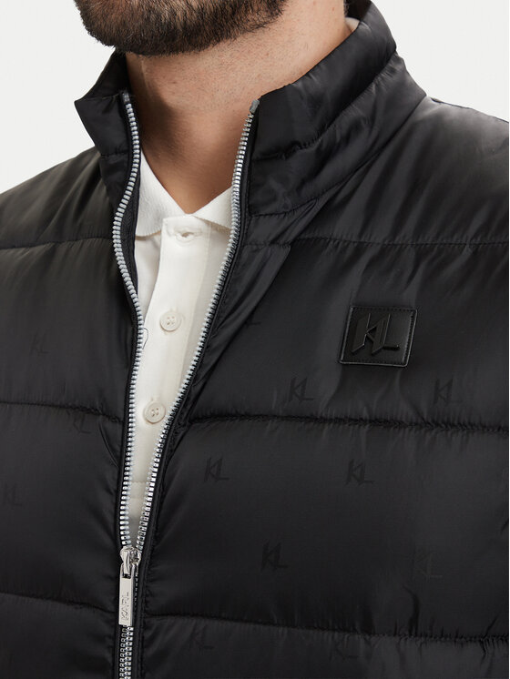 KARL LAGERFELD KARL LAGERFELD Sportisks veste 505022 563592 Melns Regular Fit