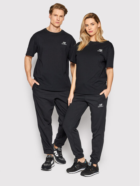 New Balance New Balance T-shirt Unisex UT21503 Nero Relaxed Fit
