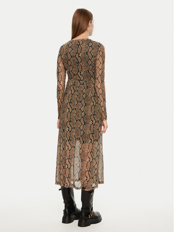 JDY JDY Vsakodnevna obleka Anima 15351731 Rjava Regular Fit