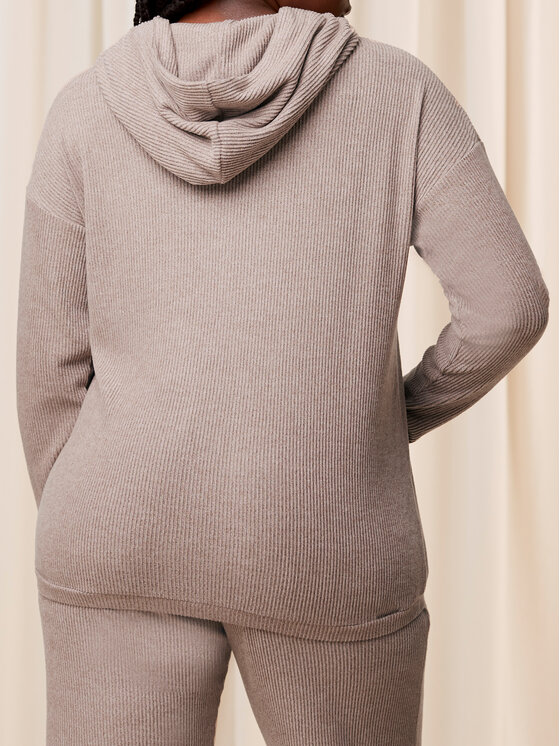 Triumph Triumph Džemperis ar kapuci Thermal MyWear Hoodie 10216548 Bēšs Regular Fit