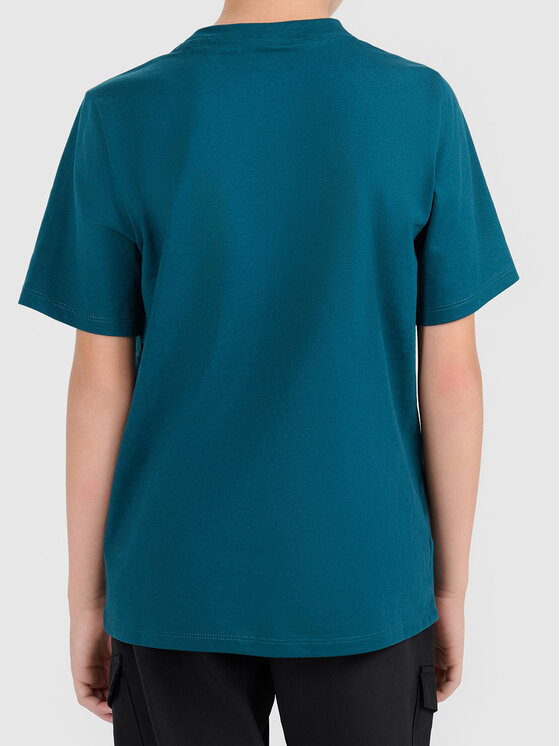 4F 4F Tričko 4FJWAW26TTSHM3508-40S Zelená Regular Fit