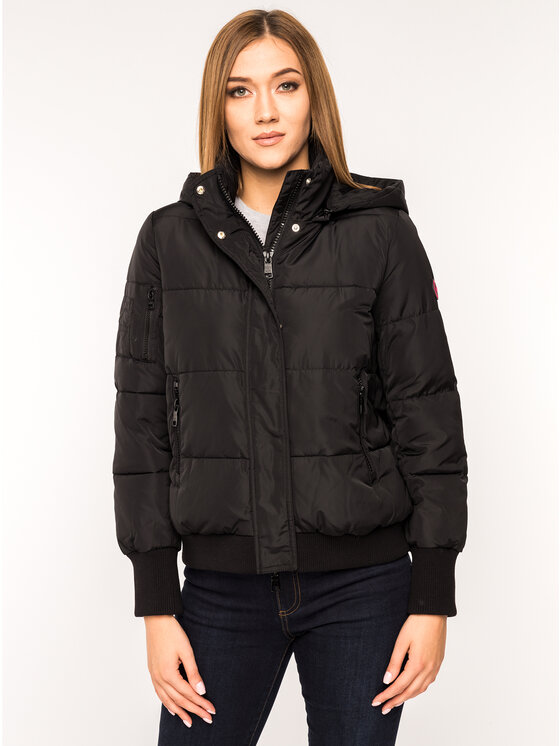 Armani Exchange Armani Exchange Pūkinė striukė 6GYB27 YNQAZ 1200 Juoda Regular Fit