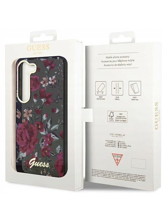Guess Guess Etui na telefon Flower Kolorowy