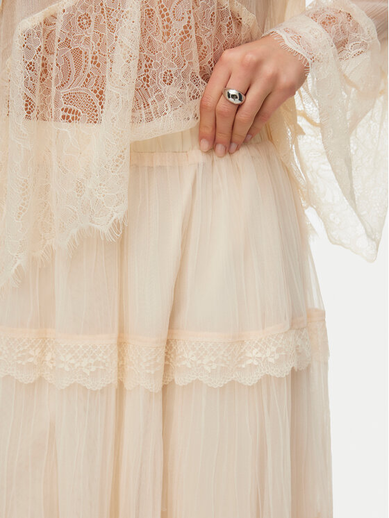 Vero Moda Vero Moda Φούστα midi Kinsley 10346617 Εκρού Regular Fit