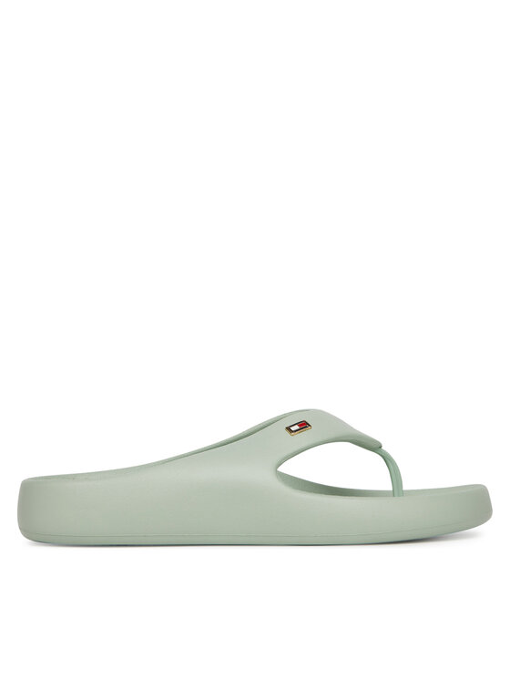 Tommy Hilfiger Tommy Hilfiger Japonki Th Comfort Beach Sandal FW0FW08522 Turkusowy