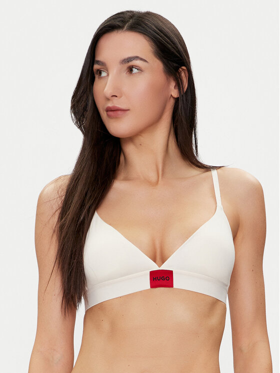 HUGO HUGO Reggiseno Bralette Red Label 50503098 Bianco